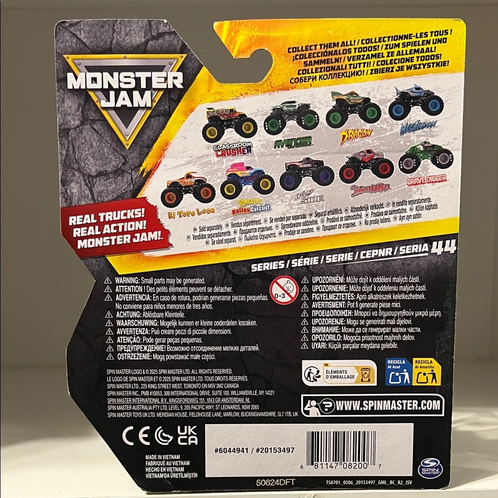 Monster Jam - Classroom Crusher 2025 Series 44 / 1:64 Scale - Picture 2 of 2